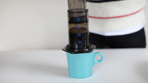 Coffee on the go with the Aero Press Coffee Maker