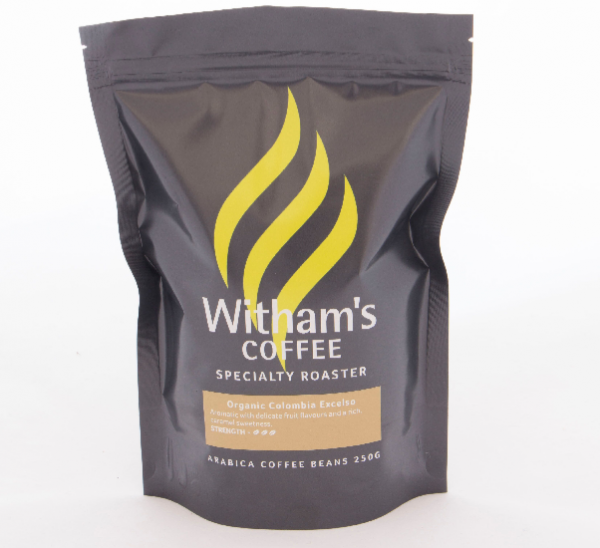 Witham's Coffee Beans - Organic Colombia Excelso - Green Beans