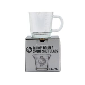 Rhino Double Spouted Shot Glass (70ML)
